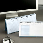 Example of use - Iconic Flow Dateless Weekly Desk Planner Scheduler
