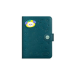Front - Minini Chimmy Leather Patch Passport Holder Cover