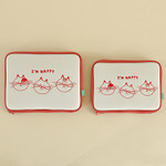 Happy Cat Tablet Sleeve Case For iPad