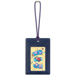 Back of BT21 RJ Leather Patch Luggage Name Tag