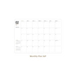 Monthly plan - Ardium 2024 Dated Monthly Planner Scheduler