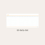Daily Dot - Paperian Flat Small Notepad Scheduler