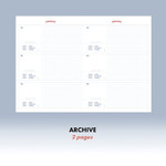 archive - Iconic 2024 Record On B6 Dated Weekly Diary Planner