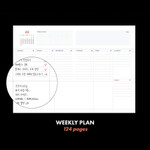 weekly plan - Iconic 2024 Record On A5 Dated Weekly Diary Planner