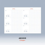 archive - Iconic 2024 Record On A5 Dated Weekly Diary Planner