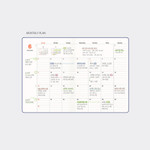 Monthly plan - 2024 Table Talk Basic A5 Dated Weekly Planner Diary