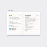 Lined note - 2024 Table Talk Basic A5 Dated Weekly Planner Diary