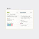 Lined note - 2024 Table Talk B6 Dated Weekly Planner Diary