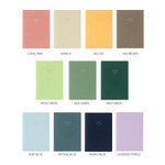 Colors of 2024 Table Talk B6 Dated Weekly Planner Diary