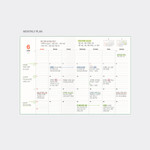 Monthly plan - 2024 Table Talk B5 Dated Monthly Planner Diary
