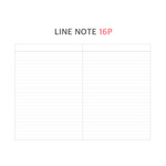 Lined note - O-check 2024 Mon Journal A5 Dated Weekly Diary Planner