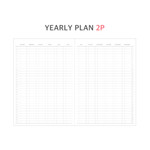 Yearly plan - O-check 2024 Mon Journal A5 Dated Weekly Diary Planner