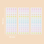 Size of Table Talk Checking Clear Sticker Set