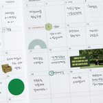 monthly plan - Indigo 2024 Prism Leather B6 Dated Weekly Diary Planner