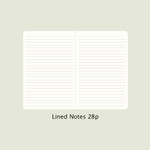 Lined notes - 2024 Simple B6 Hardcover Dated Weekly Planner