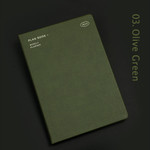 Olive green - 2024 Simple A5 Hardcover Dated Weekly Planner