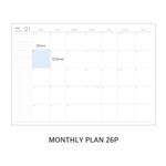 monthly plan - O-check 2024 Unique Mood A4 Dated Monthly Planner Scheduler