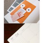 detail of O-check 2024 Unique Mood A4 Dated Monthly Planner Scheduler