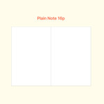 plain note - O-check 2024 Compact B6 Dated Monthly Diary Planner