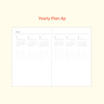 yearly plan - O-check 2024 Compact B6 Dated Monthly Diary Planner