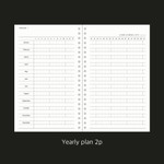 Yearly plan - Archive Spiral Undated Weekly Planner V2