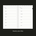 Weekly plan - Archive Spiral Undated Weekly Planner V2