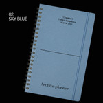 Sky blue - Archive Spiral Undated Weekly Planner V2