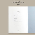 Personal data - Iconic 2024 Simple A5 Medium Dated Weekly Planner