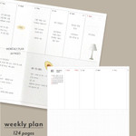 weekly plan - Iconic 2024 Simple A5 Medium Dated Weekly Planner