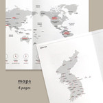 maps - Iconic 2024 Simple A5 Medium Dated Weekly Planner
