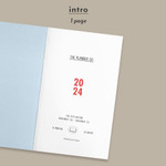 intro - Iconic 2024 Simple Small Dated Weekly Planner Diary