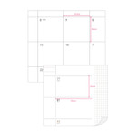Detail of 2024 Simple Small Dated Weekly Planner Agenda