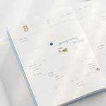 Monthly plan - 2024 Notable Memory Slim B5 Dated Monthly Planner Agenda