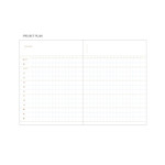 Project plan - 2024 Second A4 Twin Wire Dated Monthly Planner Agenda