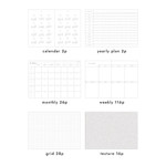Planner sections - 2024 Opening Sequence B6 Dated Weekly Diary Planner