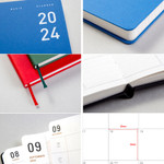 Detail of 2024 Basic B6 Dated Weekly Planner Agenda