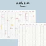 Yearly plan - 2024 Brilliant A5 Dated Weekly Planner Agenda