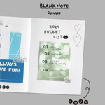 Blank note - 2024 Doodle Dated Weekly Planner Diary