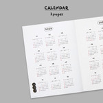 Calendar - 2024 Doodle Dated Weekly Planner Diary