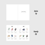 Intro, Yearly - 2024 Moderato Vintage Object B6 Dated Weekly Diary