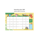 Monthly plan - 2024 Jelly Bear Dated Weekly Diary Planner