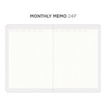 Monthly memo - 2024 Dot Your Day Dated B6 Weekly Planner Diary