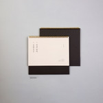 Brown - 2024 Daily life Monthly Standing Flip Desk Calendar