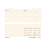 Calendar sections - 2024 Daily life Monthly Standing Flip Desk Calendar