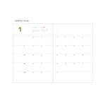 Monthly plan - 2024 Second A5 Medium Twin Wire Dated Weekly Planner