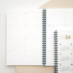 Weekly plan - 2024 Second A5 Medium Twin Wire Dated Weekly Planner