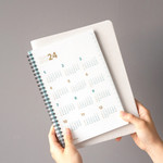 2024 Second A5 Medium Twin Wire Dated Weekly Planner