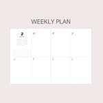 Weekly plan - 2024 Red Rabbit A6 Dated Weekly Planner Diary