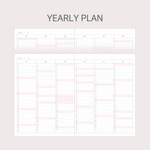 Yearly plan - 2024 Hello Small Dated Weekly Diary Planner