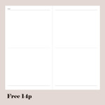 Free notes - 2024 Daily Log Small Dated Weekly Diary Planner